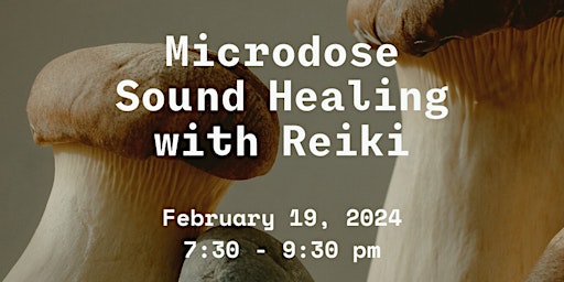 Immagine principale di Microdose Sound Healing with Reiki 