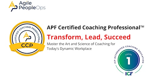 Imagen principal de APF Certified Coaching Professional   | May 24, 2024