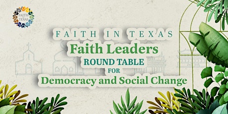 Imagen principal de Faith Leaders Round Table for Democracy and Social Change