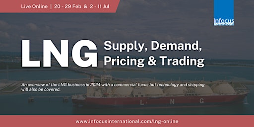 Imagem principal do evento LNG: Supply, Demand, Pricing & Trading (July 2024)