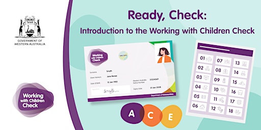 Ready, Check: Introduction to the Working with Children Check (online) primary image