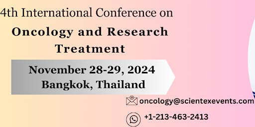 4th International Conference on Oncology and Research Treatment primary image
