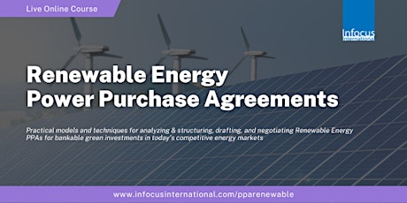 Renewable Energy Power Purchase Agreements (August 2024)