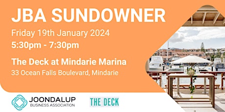 JBA Sundowner - The Deck at Mindarie Marina primary image