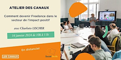 Atelier - Comment devenir Freelance dans le secteur de l'impact positif primary image