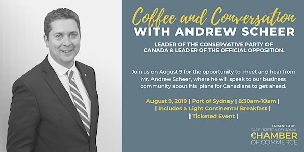 Coffee & Conversation with Andrew Scheer