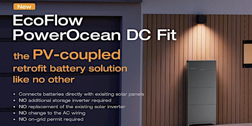 Imagem principal de 10AM - EEL ABERDEEN - EcoFlow PowerOcean DC Battery - Installer Training