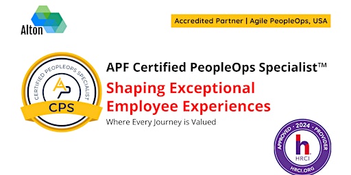 APF Certified PeopleOps Specialist™ (APF CPS™) | Apr 11-12, 2024 primary image