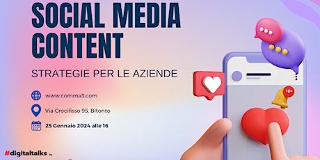 Imagen principal de Social Media Content: Strategie per le aziende