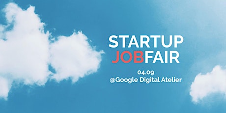 Primaire afbeelding van Startup Jobfair // September 2019