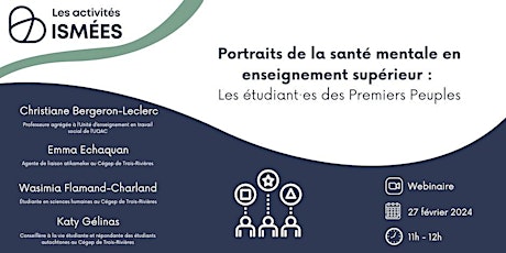 Portraits de la santé mentale : les étudiant·es des Premiers Peuples