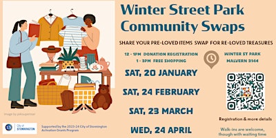 Stonnington Winter Street Park Community Swap primary image