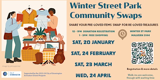 Stonnington Winter Street Park Community Swap primary image