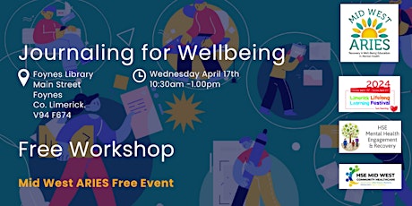 Face to Face Workshop: Journaling for Wellbeing (Limerick LLF 2024)