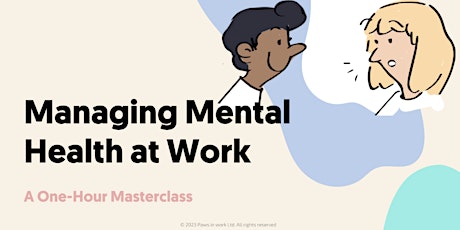 Mental Health Awareness for Managers Masterclass