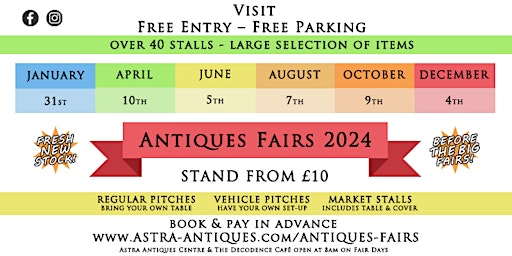 Imagem principal do evento Astra Antiques Fairs 2024