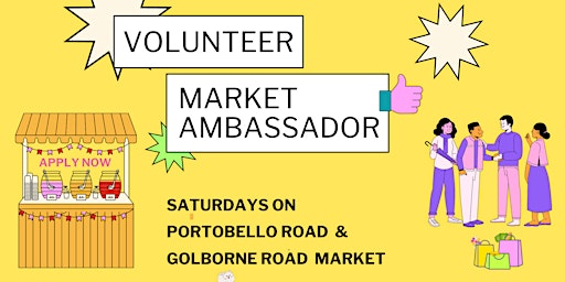 Volunteer as a Portobello Road Market Ambassador For a Day! primary image