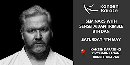 Hauptbild für Seminars with Sensei Aidan Trimble 8th Dan