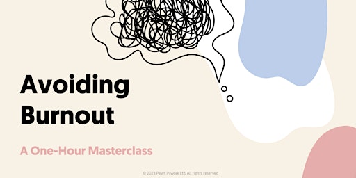 Imagem principal de Avoiding Burnout Masterclass