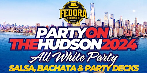 Imagen principal de Party On The Hudson ALL WHITE THEME PARTY with 3 Decks of Music