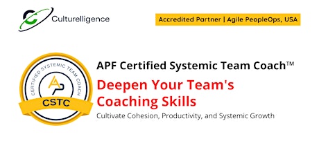 Hauptbild für APF Certified Systemic Team Coach | April 20, 2024