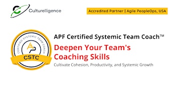 Image principale de APF Certified Systemic Team Coach | April 29, 2024