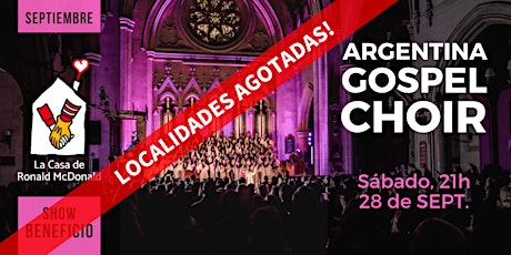 Imagen principal de Argentina Gospel Choir · 28/Sept, 21hs. BENEFICIO