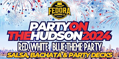 Party On The Hudson RED, WHITE & BLUE THEME PARTY with 3 Decks of Music primary image