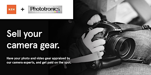 Imagem principal do evento Sell your camera gear (free event) at Phototronics