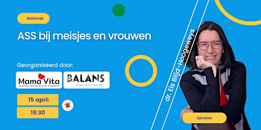 Webinar: ASS bij meisjes en vrouwen primary image