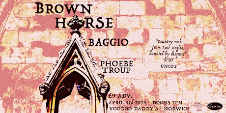 Brown Horse + Baggio and Phoebe Troup