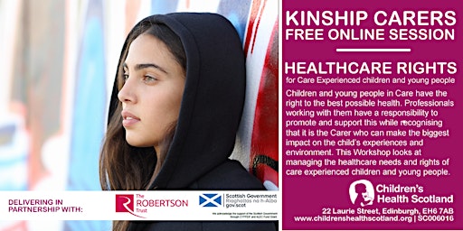 CHILDREN & YOUNG PEOPLE'S HEALTH RIGHTS FOR KINSHIP CARERS IN SCOTLAND primary image