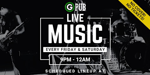 Imagen principal de Live Bands at G Pub