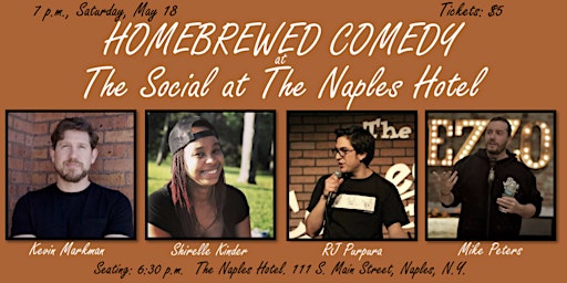 Imagem principal de Homebrewed Comedy at The Social at The Naples Hotel