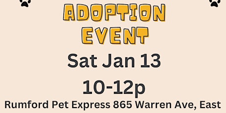 Animal adoption event primary image