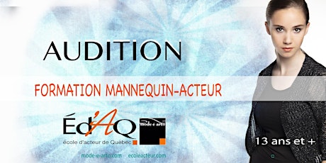 Audition Mannequin-Acteur