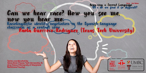 Imagem principal de Can we hear race? Now you see me, now you hear me: Raciolinguistic identity