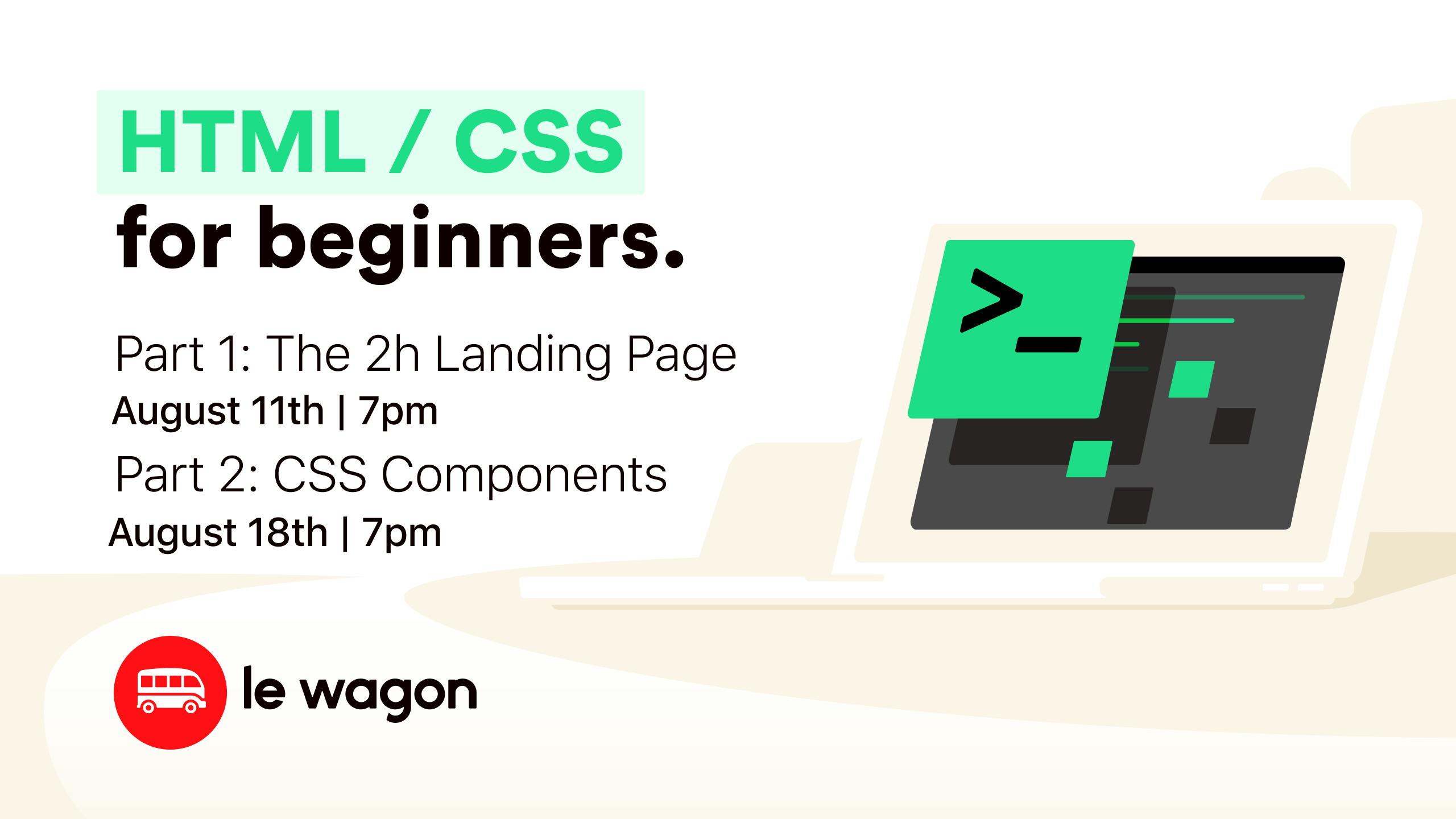 HTML/CSS for Beginners Part 2: CSS Components Design