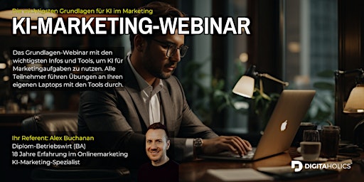 Imagem principal de KI Marketing Webinar- Grundlagen und Tools