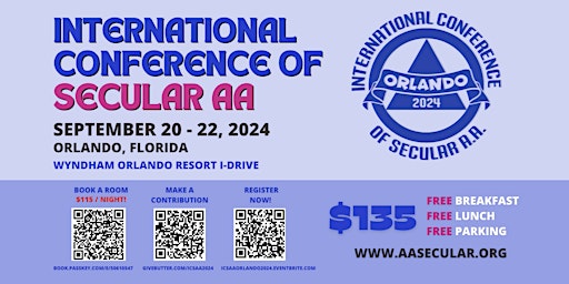 International Conference of Secular AA 2024 primary image