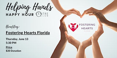 Primaire afbeelding van Helping Hands Happy Hour for Fostering Hearts Florida