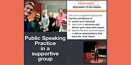 Public Speaking Practice in a supportive group primary image