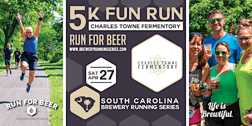 Hauptbild für 5k Beer Run + Charles Towne Fermentory | 2024 SC Brewery Running Series