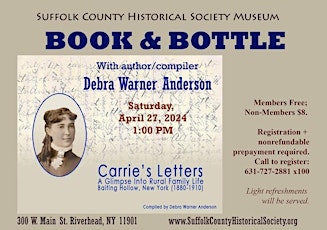 Book & Bottle "Carrie's Letters"