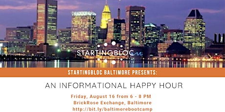 StartingBloc Baltimore Informational Happy Hour primary image