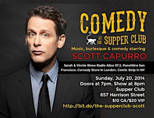 Comedy at The Supperclub with Scott Capurro primary image