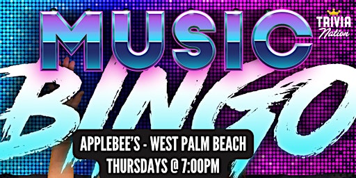 Imagem principal do evento Music Bingo at Applebee's - West Palm Beach - $100 in prizes!!