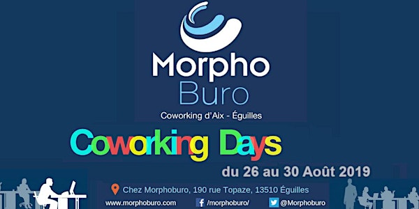 Portes ouvertes - Coworking Days chez Morphoburo Aix-en-Pce/La Ciotat