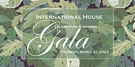 Hauptbild für 2024 International House Celebration & Awards Gala