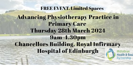 Imagem principal do evento Advancing Physiotherapy Practice in Primary Care